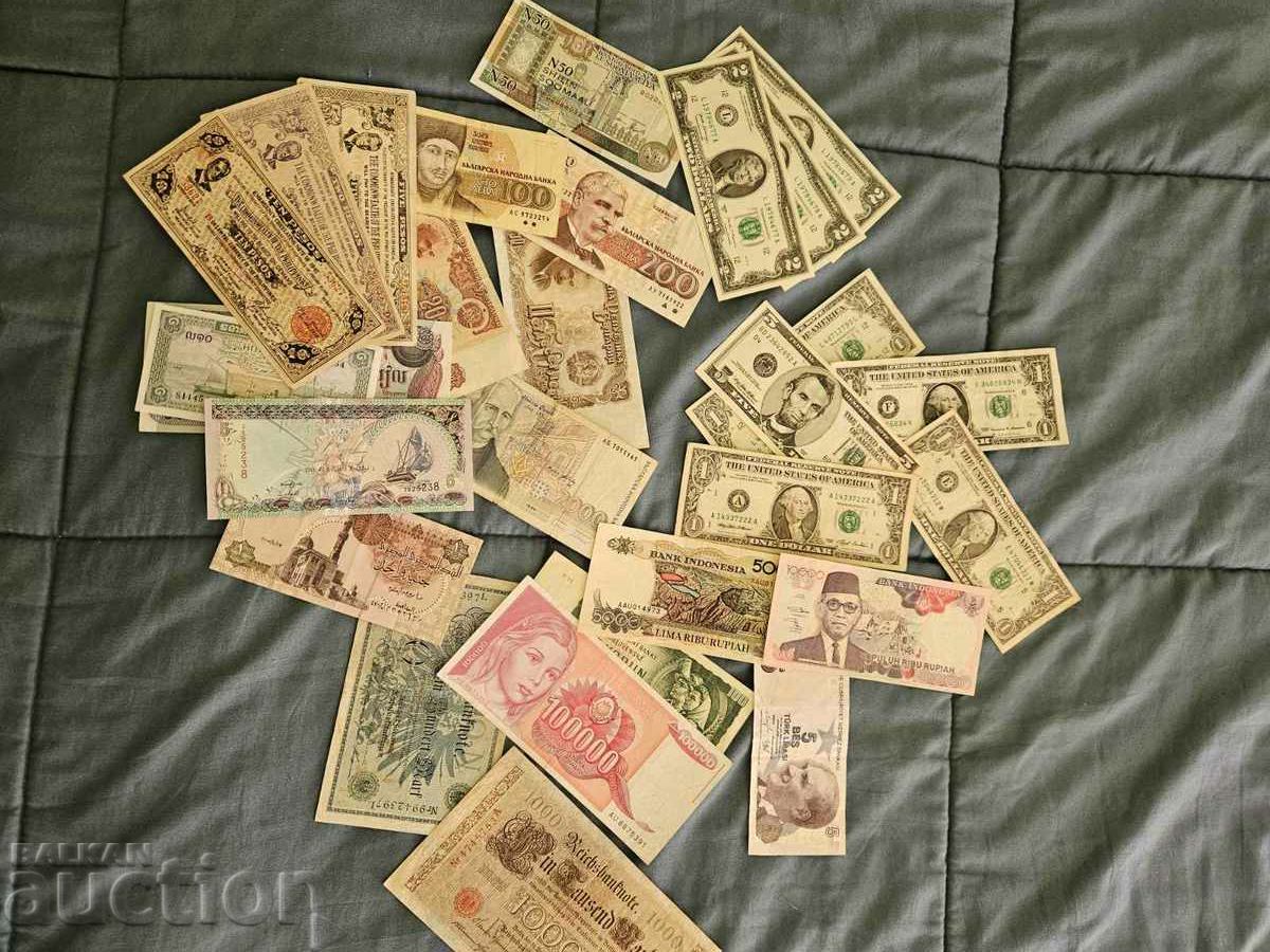 BANKNOTES LOT - From UNC to VF 28 pcs.