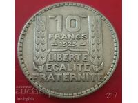 10 francs 1929 - France - Silver