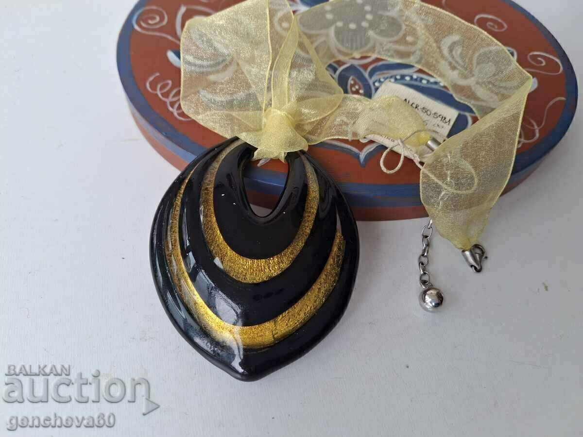 Necklace with Murano glass, silver, Markovo - 5