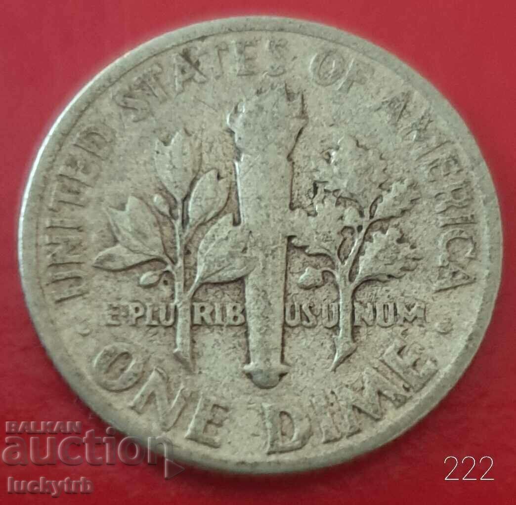 1 dime 1954 - USA - Silver 1 dime 1954 - USA - Silver