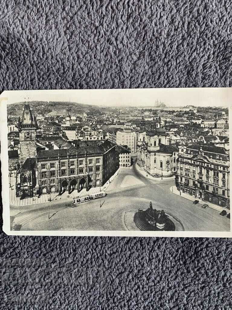 Centenary old postcard from Czechoslovakia (Prague-Center)-3