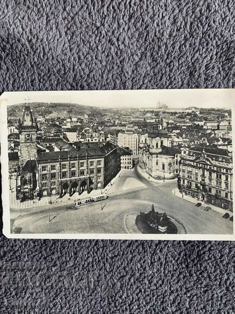 Carte poștală veche de un centenar din Cehoslovacia (Praga-Centru)-3 Carte poștală veche de un centenar din Cehoslovacia (Praga-Centru)-3
