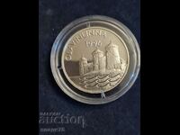 Silver coin 10 euro 1996