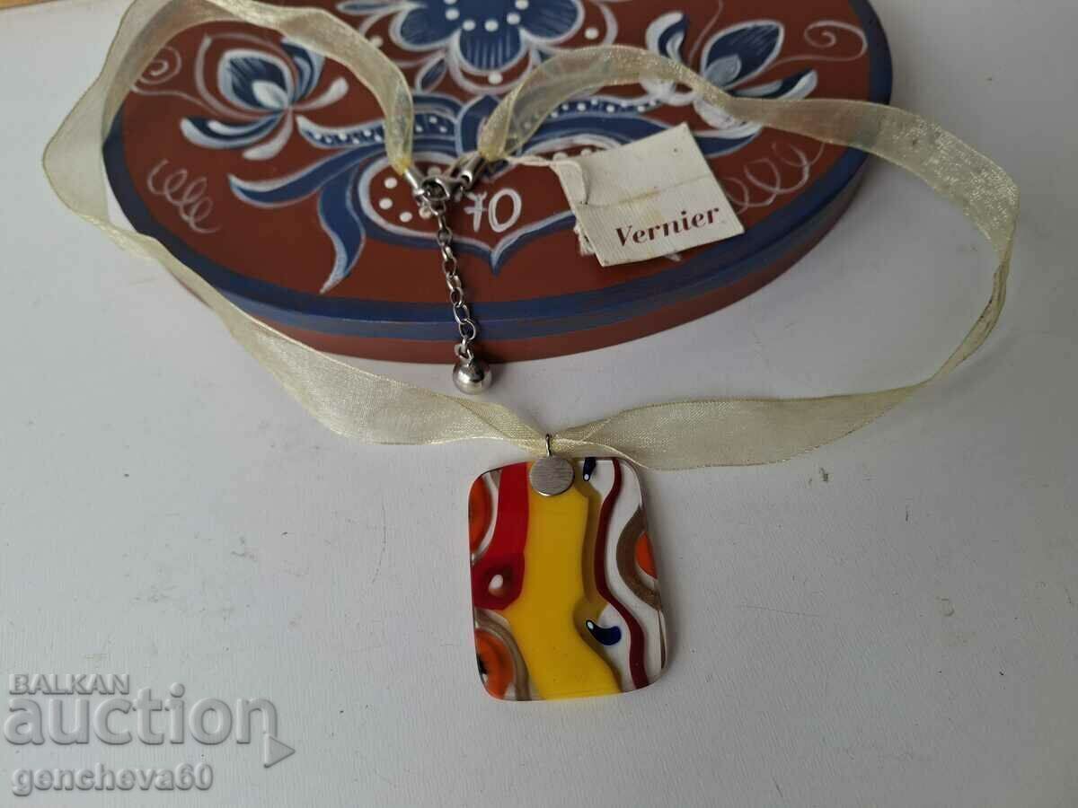 Beautiful necklace Murano-silver,,Vernier" - 7 Beautiful necklace Murano-silver,,Vernier" - 7