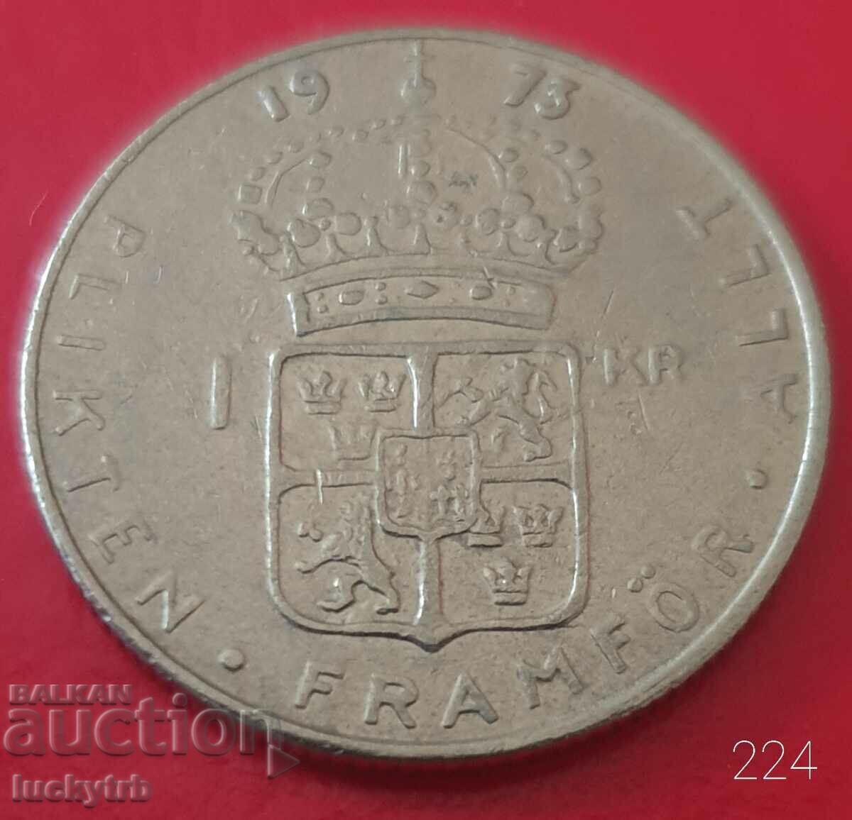 1 kroner 1973 - Sweden