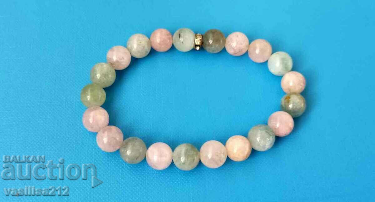 Morganite and Aquamarine Bracelet