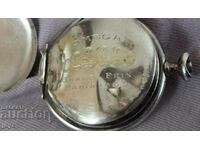 SILVER CASE 38 mm+ COVER for POCKET WATCH OMEGA /Ag 900