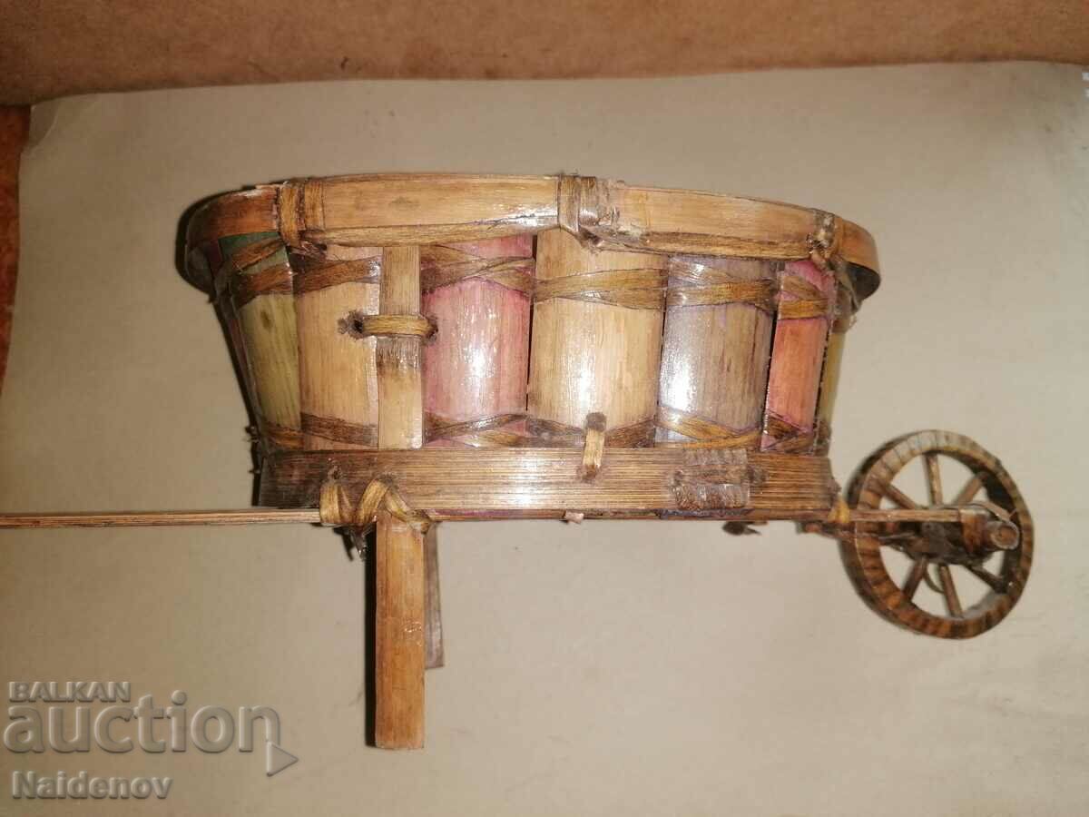 Wooden bamboo cart panner for flowers decoration with price 19.99 BGN | € 10.22 Wooden bamboo cart panner for flowers decoration with price 19.99 BGN | € 10.22