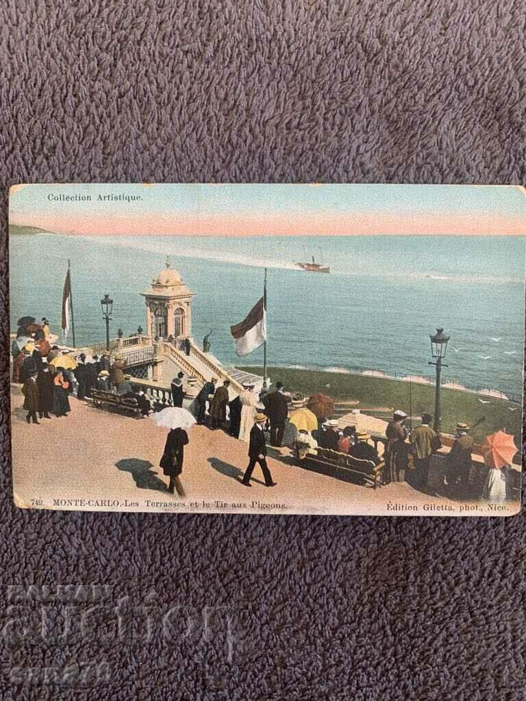 One hundred year old postcard from France (Monte Carlo)-3