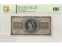 Grecia 1000 Drachmai 1942 Pick 118a TQG 65