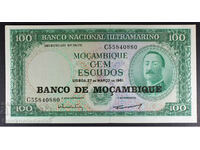 MOZAMBIQUE 100 Escudos 1976 Pick 117 Ref Unc