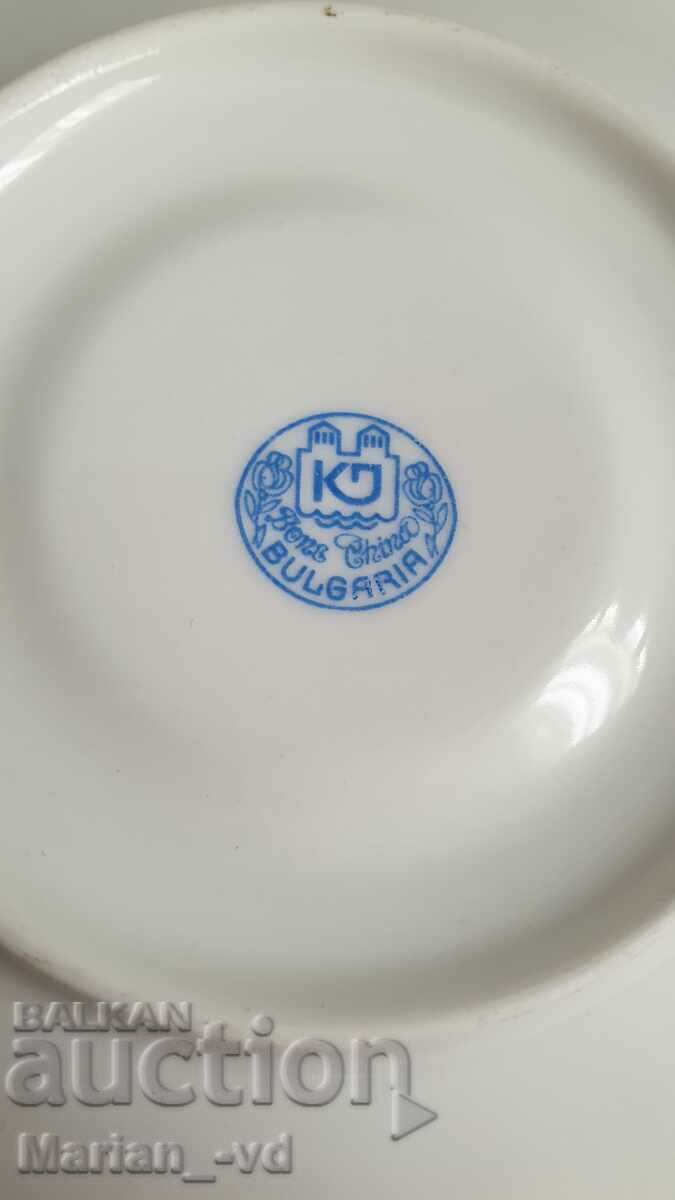 Auction  Porcelain saucer with the logo of CSKA Sofia 1948