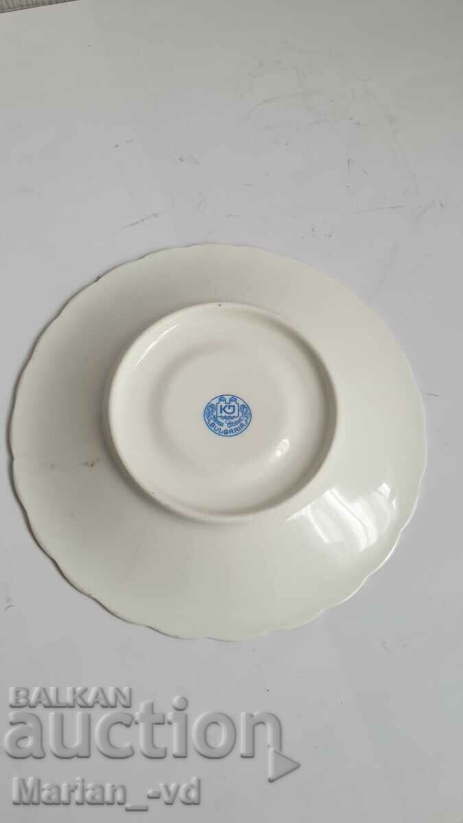 Porcelain saucer with the logo of CSKA Sofia 1948 - 7