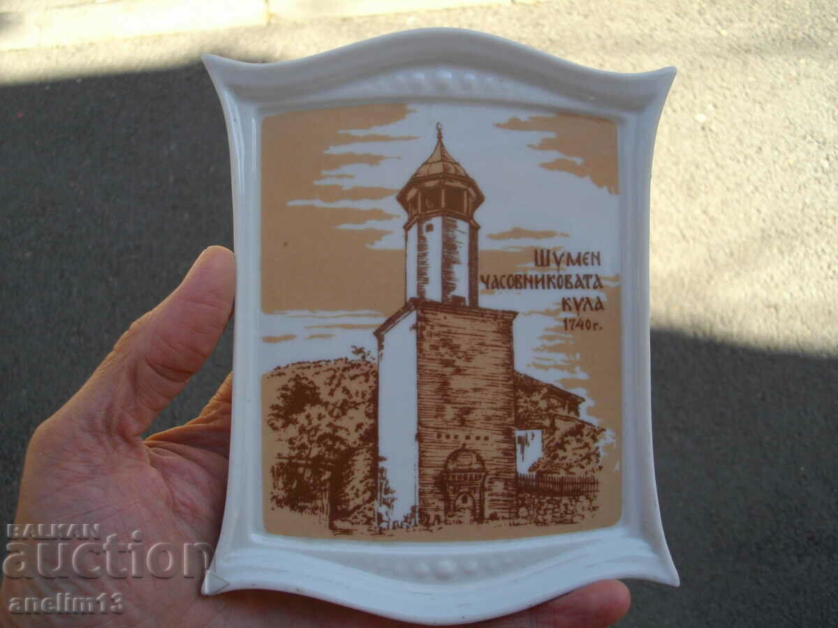 OLD PORCELAIN SHUMEN CLOCK TOWER - 7 OLD PORCELAIN SHUMEN CLOCK TOWER - 7