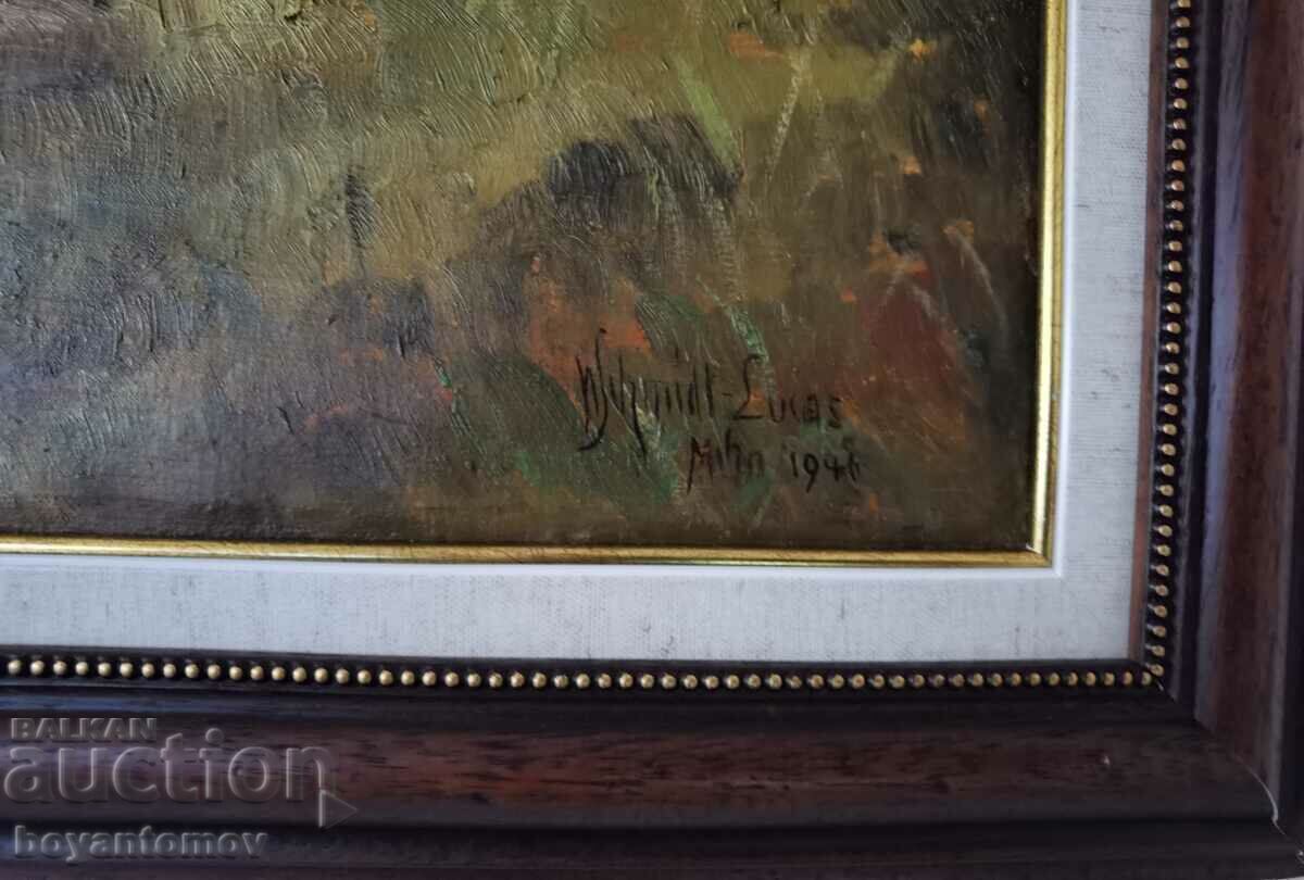 Auction  Large picture Alpine mountain landscape Schmidt-Lucas