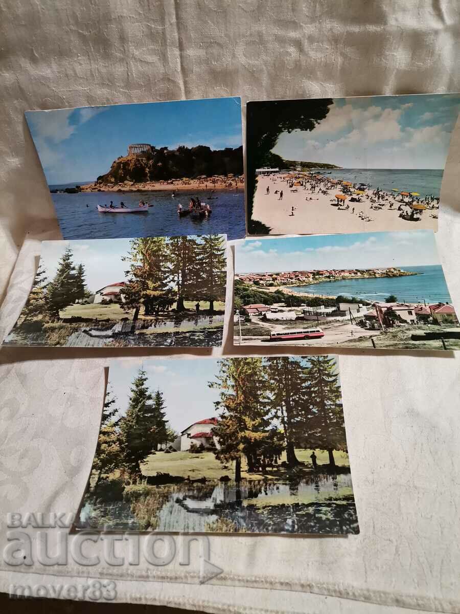 Cards Bulgaria. The 60s. Resorts