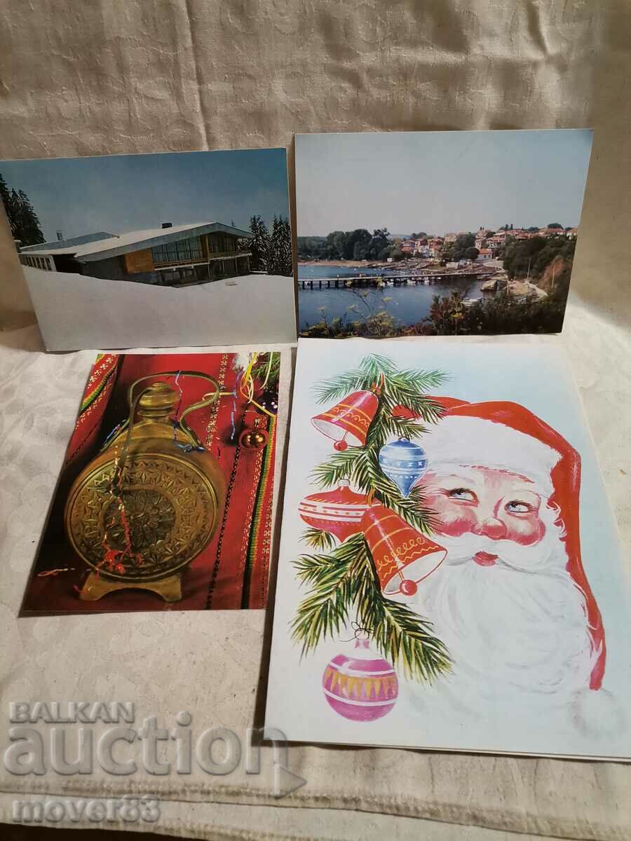 Cards Bulgaria. 4 pieces