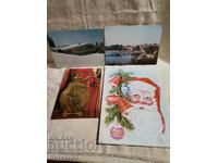 Cards Bulgaria. 4 pieces