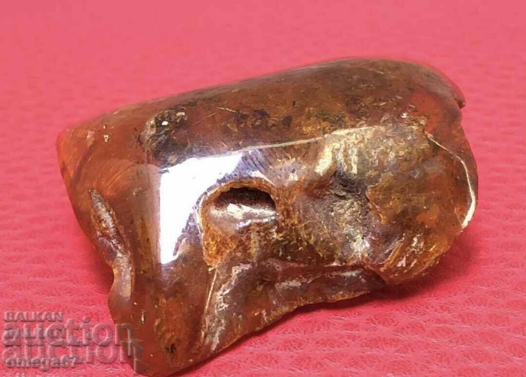 Παράδοση Καρφίτσα-7 Ένα κομμάτι ακατέργαστης κεχριμπαρένιας καρφίτσας!