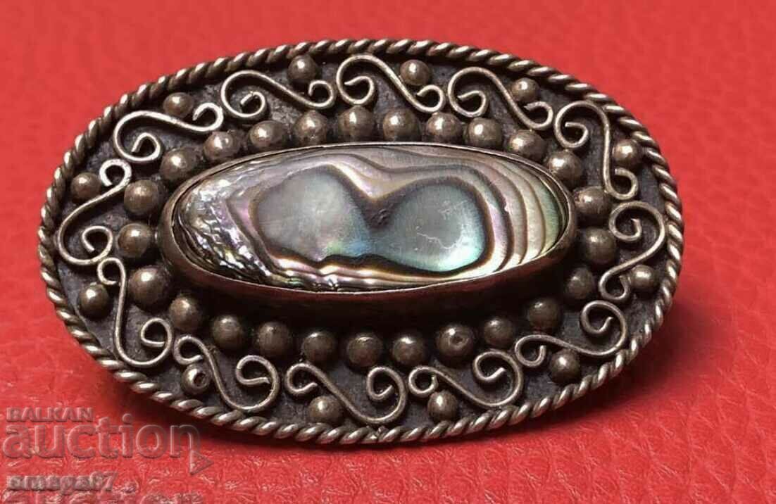 Antique silver brooch!