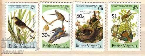 1985 Fauna Birds 4v.**Insulele Virgine Britanice