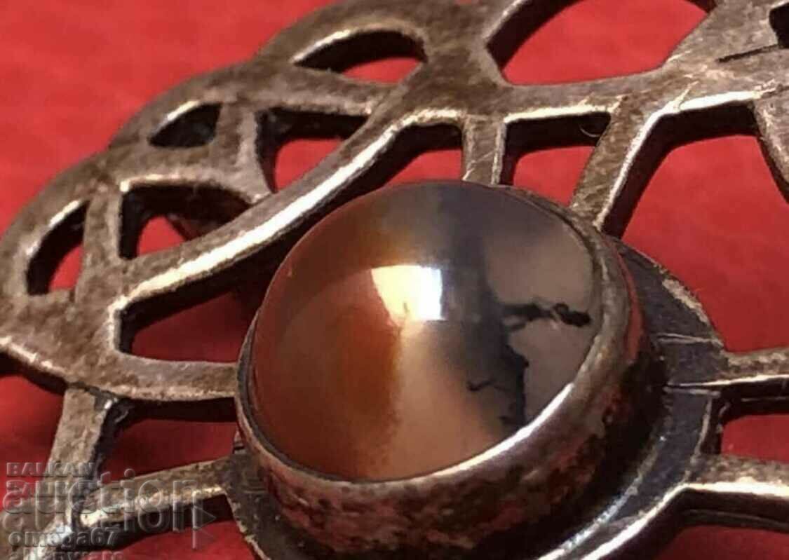 Старинна сребърна брошка в стил Сецесион - 6 Старинна сребърна брошка в стил Сецесион - 6