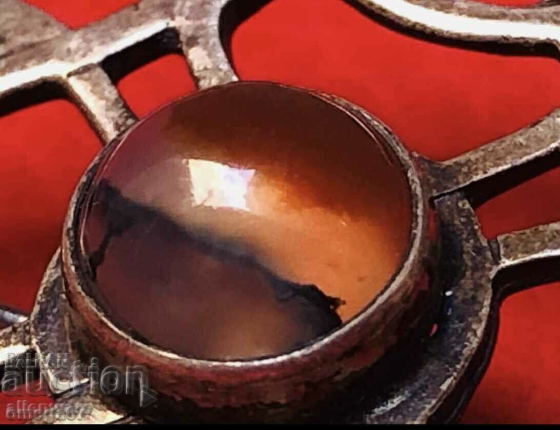 Старинна сребърна брошка в стил Сецесион - 7 Старинна сребърна брошка в стил Сецесион - 7