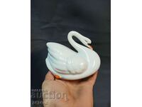 RUSSIAN PORCELAIN FIGURE SWAN