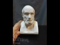 RARE PORCELAIN BUST -HIPPOCRATES - MADEUS