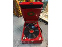 RARE ITALIAN CRANK GRAMOPHONE