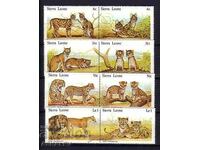 1981 Fauna - Animals 8v ** YT 460/67 SIERRA LEONE