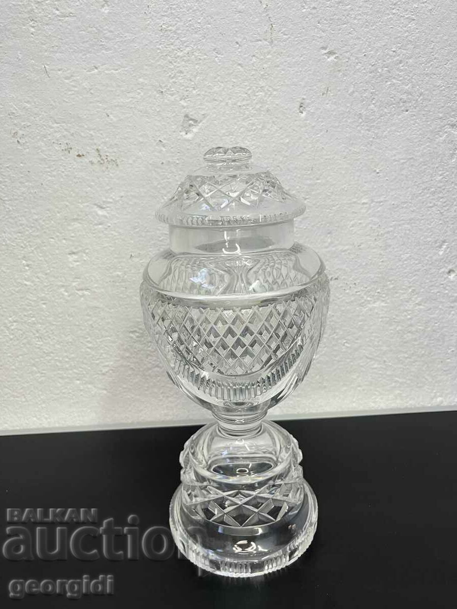 Crystal Urn / Bowl. #5943