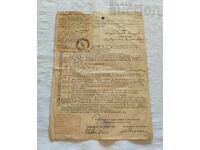 KAZANLĂC COMERCIANT ASIGURĂRI SOCIALE 1944