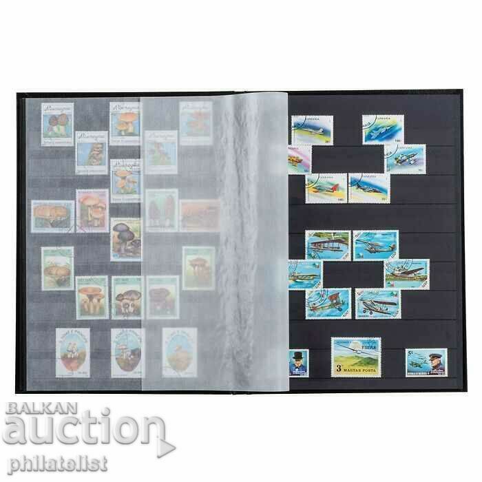 Leuchtturm - stamp album Basic 32 black sheets A4, green with price 81.00 BGN | € 41.41