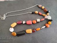 Necklace - interesting, art colorful units, 29.09.24