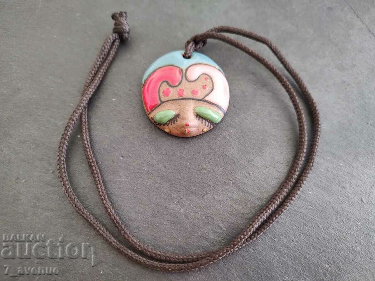 Delivery of Necklace - interesting, colorful ART ceramic, 29.09.24