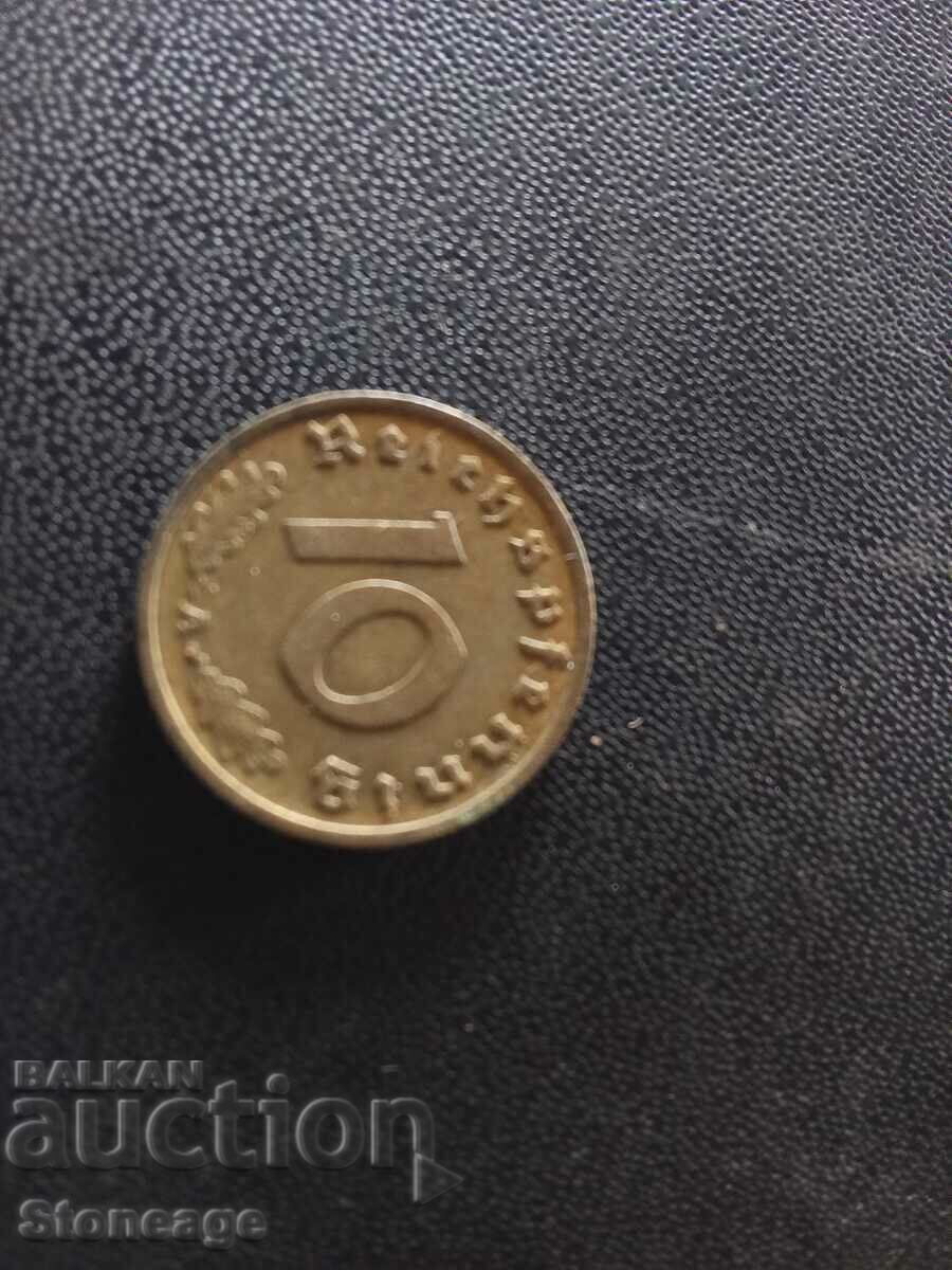 10 Reichspfennig 1937 Third Reich