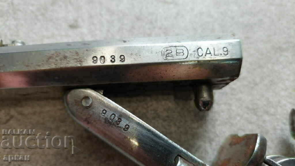 A rare 19th century double-barrelled bayonet pistol with price 1400.00 BGN | € 715.81