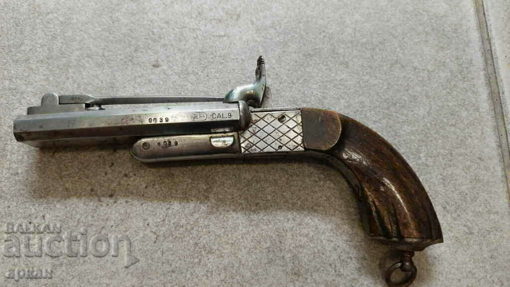 Auction  A rare 19th century double-barrelled bayonet pistol
