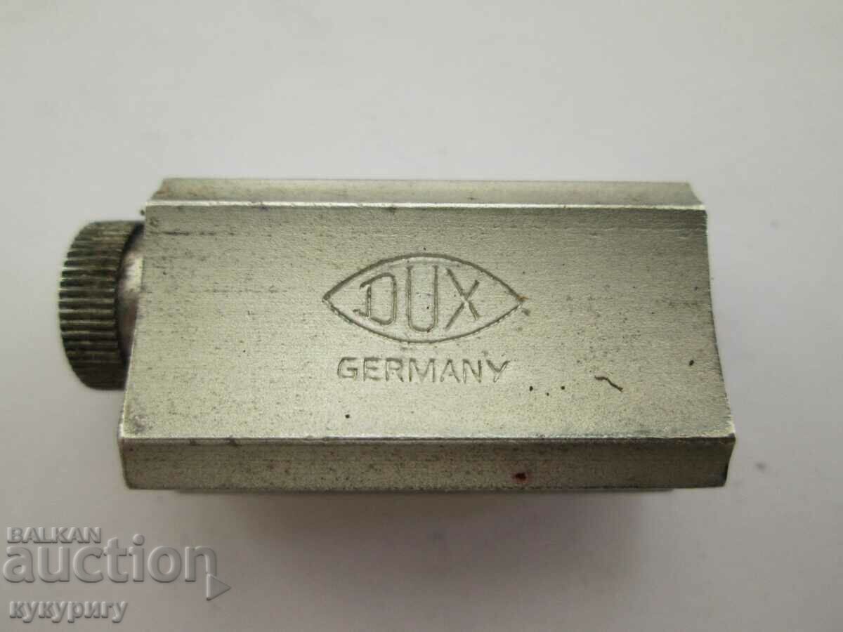 Delivery of Old German DUX pocket sharpener with leather case Delivery of Old German DUX pocket sharpener with leather case