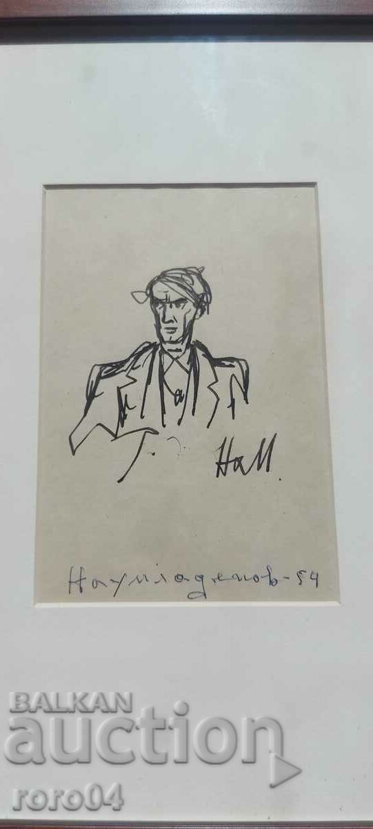 NAUM HADJIMLADENOV ( 1894-1985 ) SELF PORTRAIT - 6 NAUM HADJIMLADENOV ( 1894-1985 ) SELF PORTRAIT - 6