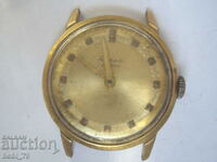 Men's gold-plated wristwatch.