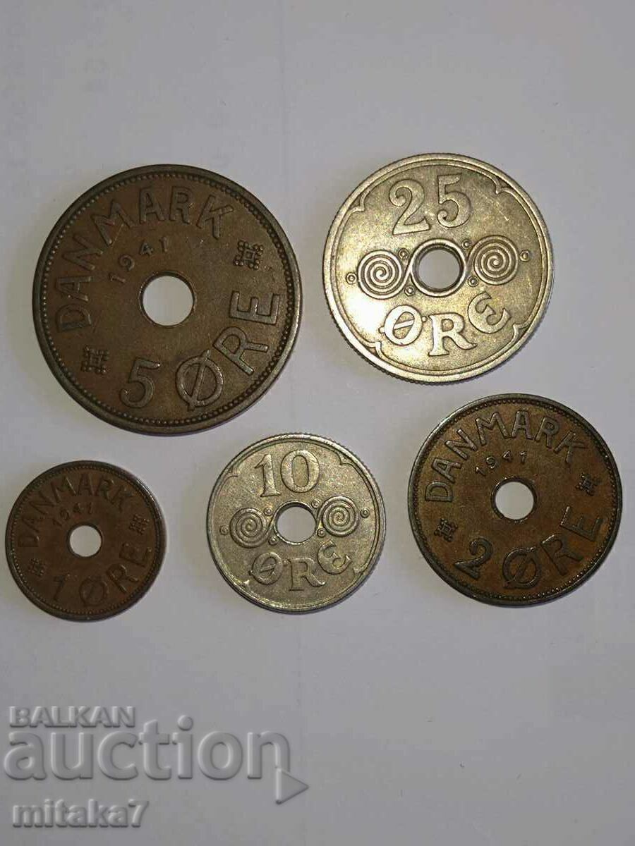 Delivery of Coin set, Faroe Islands, 1941 Delivery of Coin set, Faroe Islands, 1941