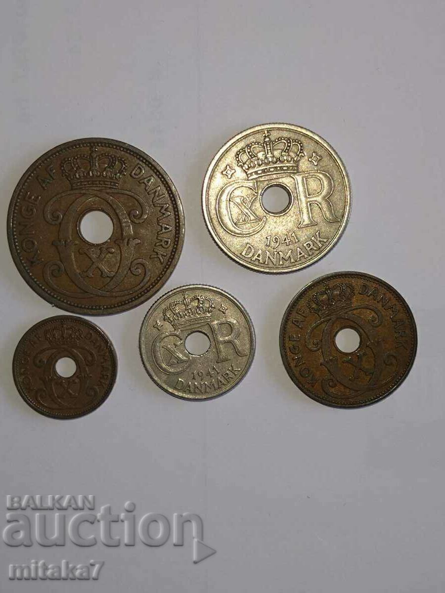 Coin set, Faroe Islands, 1941 - 5
