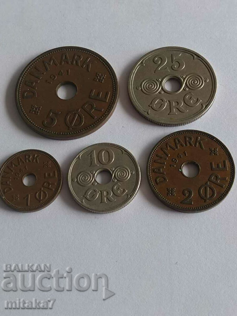 Coin set, Faroe Islands, 1941