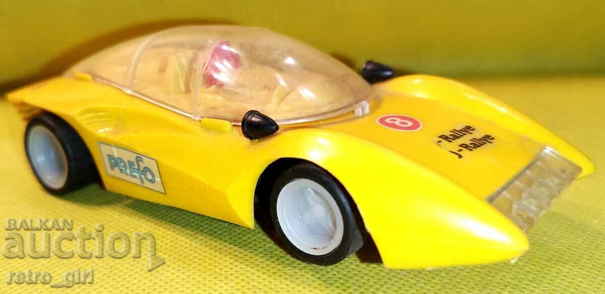 Old "PREFO" racing car model for the GDR Autobahn