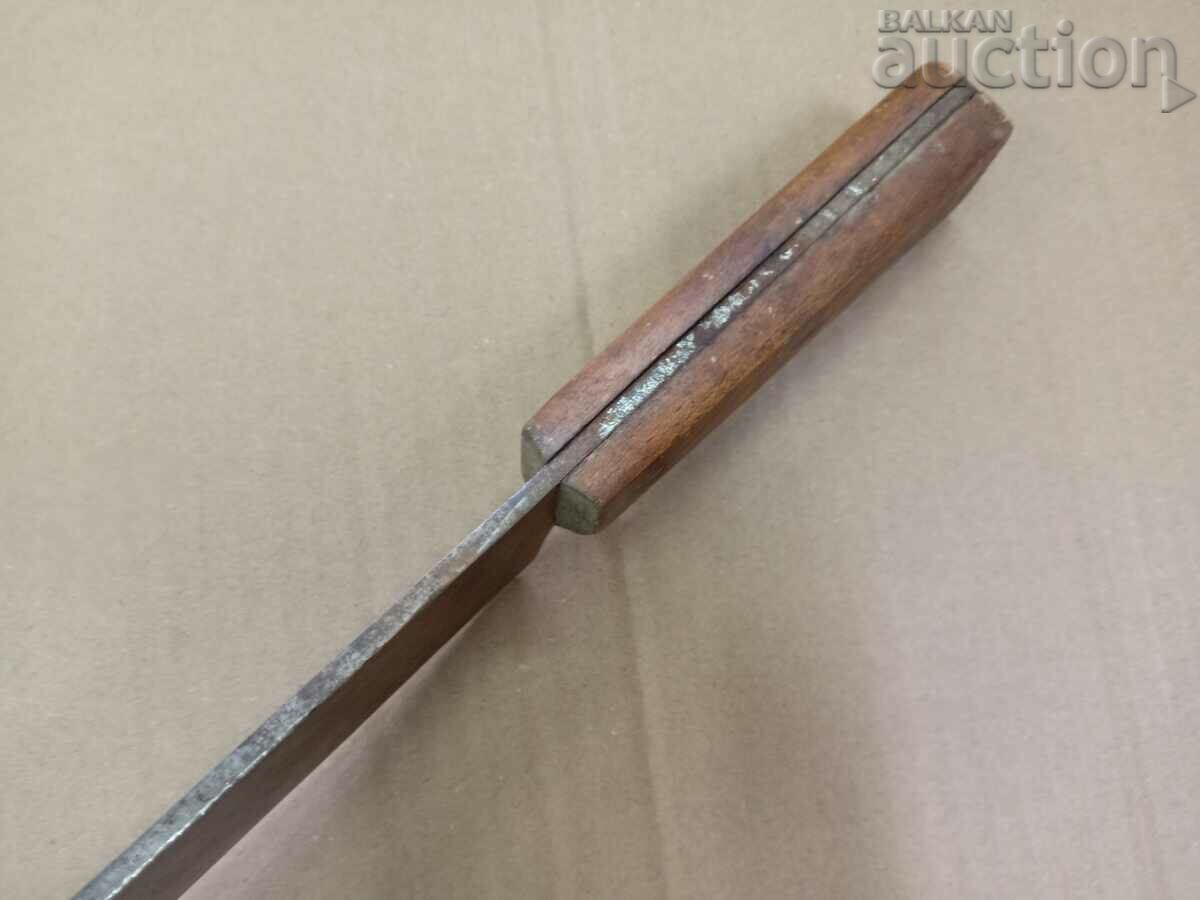 Аукцион Стар кован сатър НОЖ СЕКАЧ острие, ковано желязо Аукцион Стар кован сатър НОЖ СЕКАЧ острие, ковано желязо