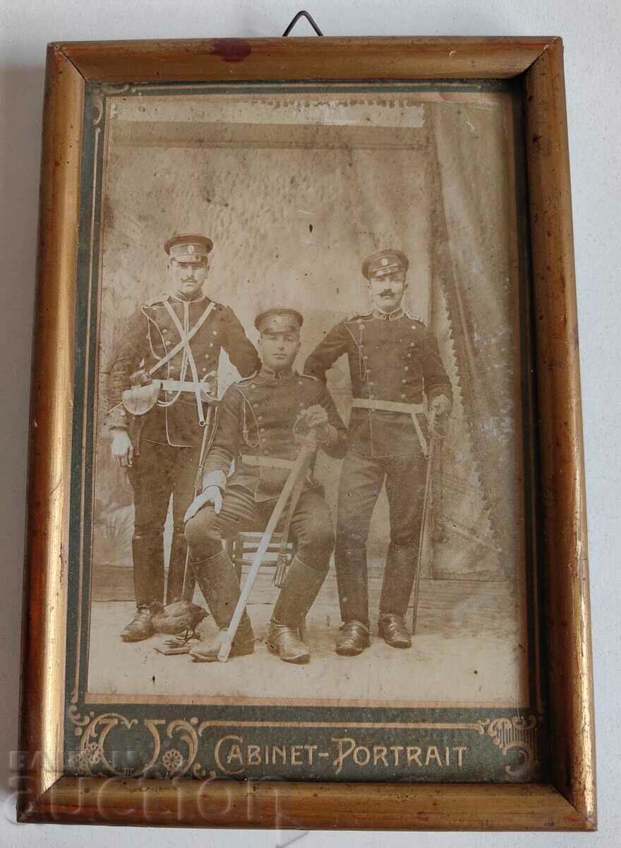 1913 FOTOGRAFIE MILITARĂ YAMBOL REGATUL BULGARIA