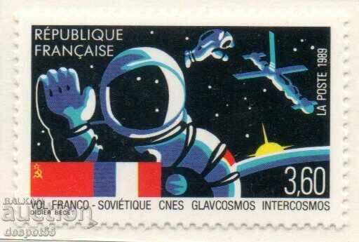 1989. France. Franco-Soviet space flight.