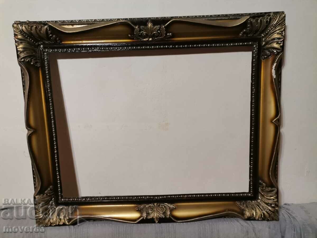 Old wooden frame.